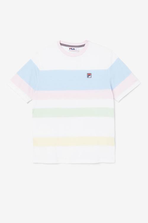 Fila Slitter Crew Miesten T Paidat Sininen Pinkki | Fila841ER