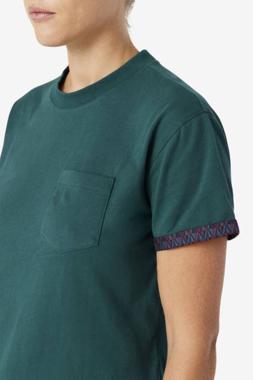 Fila Sloane Tee Naisten T Paidat Oliivinvihreä | Fila618NR