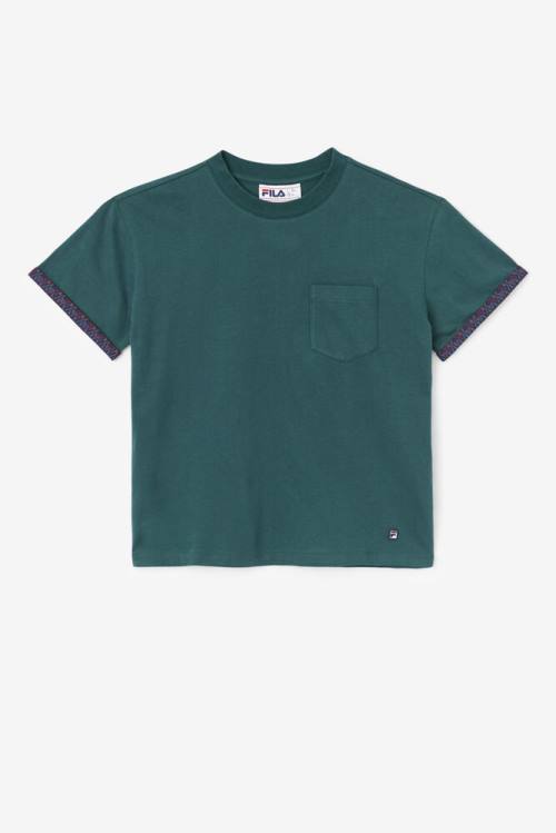 Fila Sloane Tee Naisten T Paidat Oliivinvihreä | Fila618NR