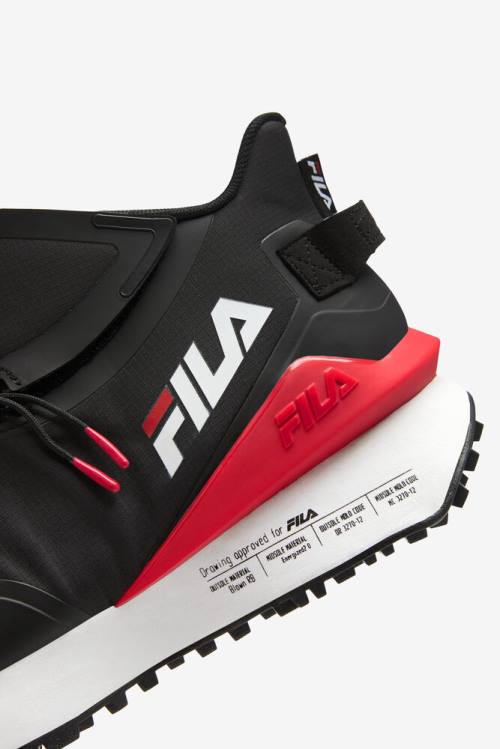 Fila Space Runner Naisten Tennarit Mustat Punainen Valkoinen | Fila248SE