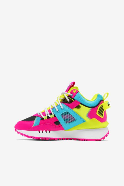 Fila Spectra Naisten Tennarit Pinkki Keltainen Mustat | Fila345UW