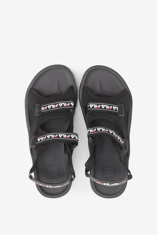 Fila Spot Eva Naisten Sandaalit Mustat Punainen Valkoinen | Fila608GK