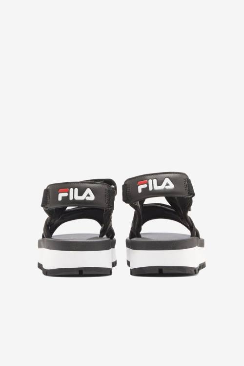 Fila Spot Eva Naisten Sandaalit Mustat Punainen Valkoinen | Fila608GK