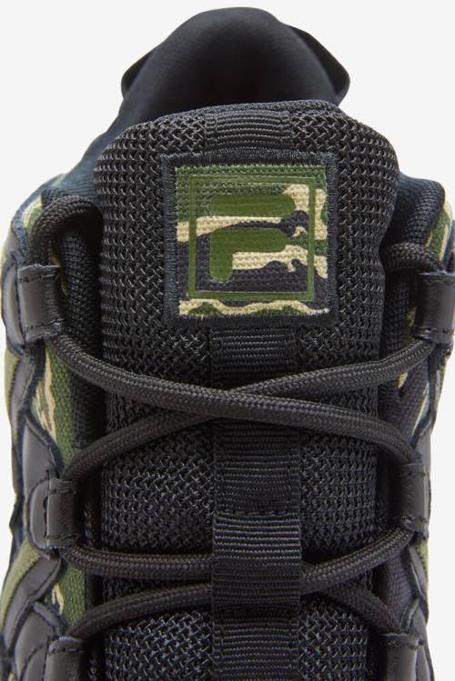 Fila Stackhouse Spaghetti Camo Miesten Tennarit Mustat Valkoinen | Fila897HG