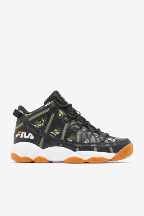 Fila Stackhouse Spaghetti Camo Miesten Tennarit Mustat Valkoinen | Fila897HG