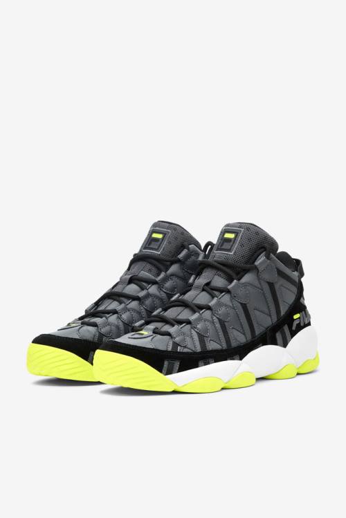 Fila Stackhouse Spaghetti Miesten Tennarit Tummanharmaat Mustat Keltainen | Fila275ES
