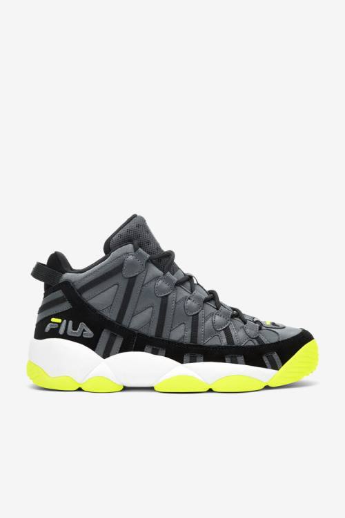 Fila Stackhouse Spaghetti Miesten Tennarit Tummanharmaat Mustat Keltainen | Fila275ES