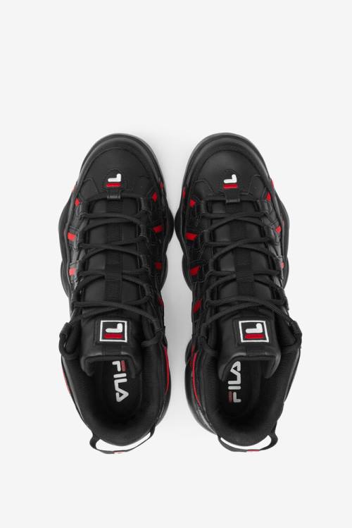 Fila Stackhouse Spaghetti Miesten Tennarit Mustat Punainen Valkoinen | Fila307OL