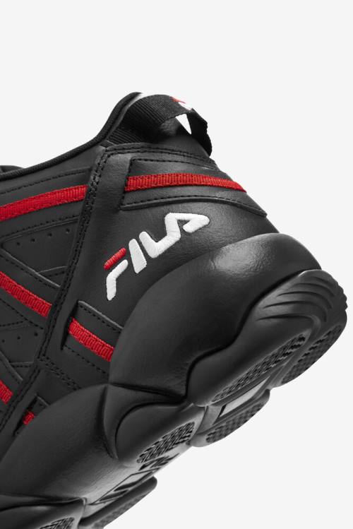 Fila Stackhouse Spaghetti Miesten Tennarit Mustat Punainen Valkoinen | Fila307OL