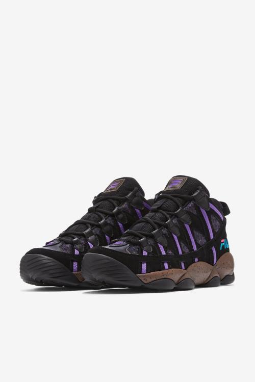 Fila Stackhouse Spaghetti Miesten Tennarit Mustat Violetit | Fila324WE