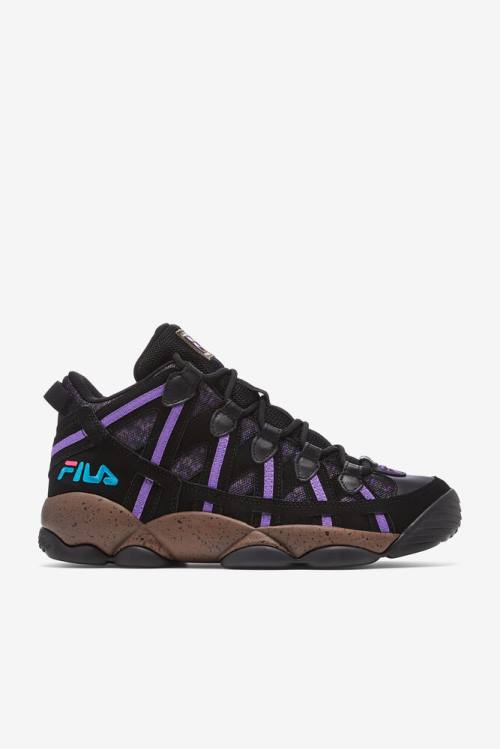 Fila Stackhouse Spaghetti Miesten Tennarit Mustat Violetit | Fila324WE