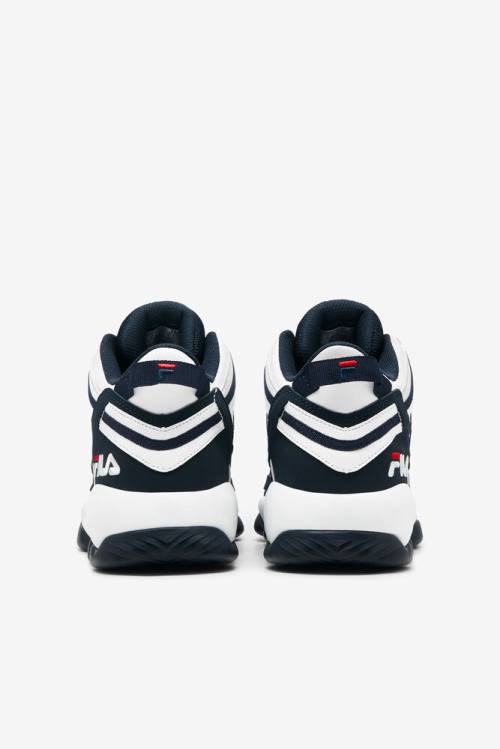 Fila Stackhouse Spaghetti Miesten Tennarit Valkoinen Laivastonsininen Punainen | Fila437EX
