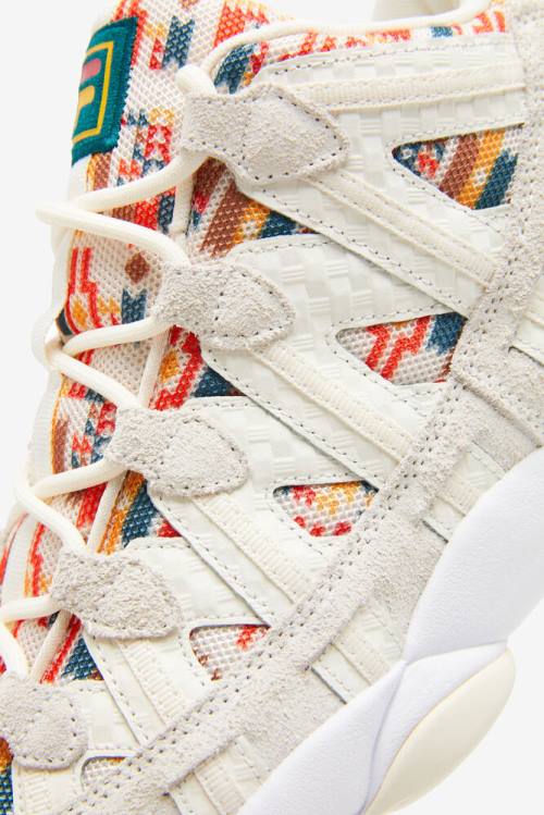 Fila Stackhouse Spaghetti Miesten Tennarit Valkoinen | Fila472RC