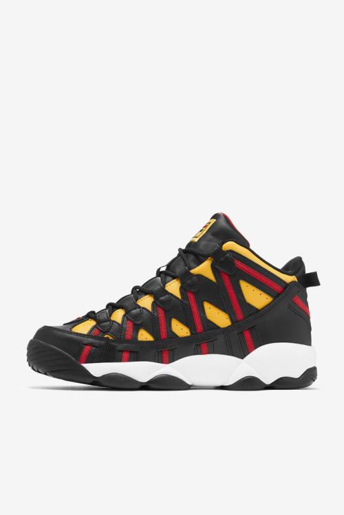 Fila Stackhouse Spaghetti Miesten Tennarit Sitruuna Mustat Punainen | Fila615PX