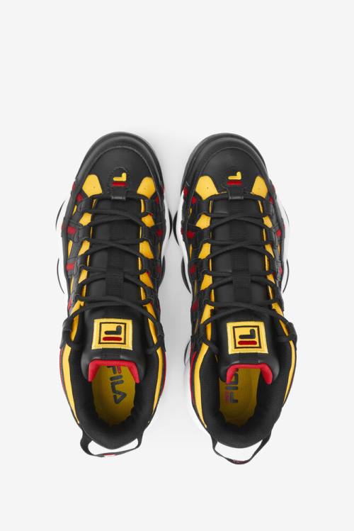 Fila Stackhouse Spaghetti Miesten Tennarit Sitruuna Mustat Punainen | Fila615PX