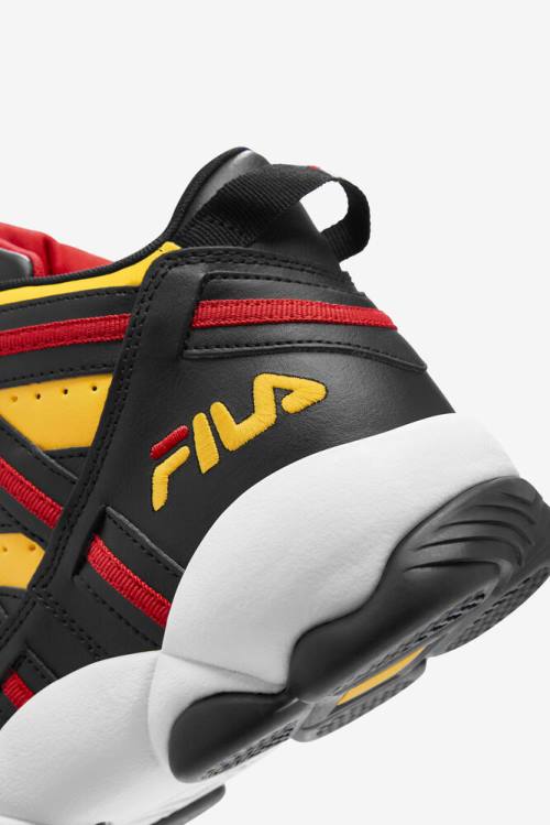 Fila Stackhouse Spaghetti Miesten Tennarit Sitruuna Mustat Punainen | Fila615PX