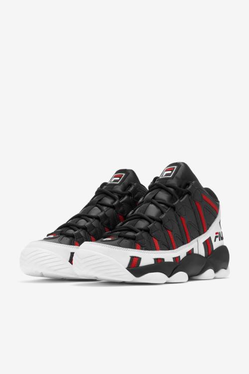 Fila Stackhouse Spaghetti Miesten Tennarit Valkoinen Mustat Punainen | Fila796XO