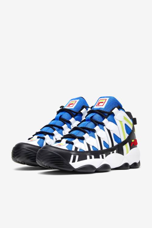 Fila Stackhouse Spaghetti Miesten Tennarit Valkoinen Mustat Sininen | Fila890KJ