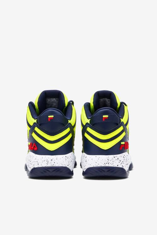Fila Stackhouse Spaghetti Miesten Tennarit Keltainen Laivastonsininen Valkoinen | Fila928BH