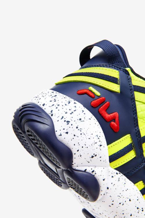 Fila Stackhouse Spaghetti Miesten Tennarit Keltainen Laivastonsininen Valkoinen | Fila928BH