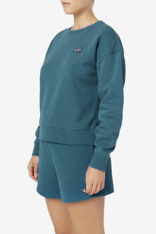 Fila Stina Crew Naisten Puserot Sininen Koralli | Fila659SU