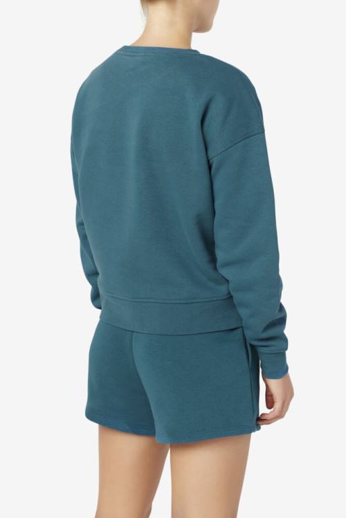 Fila Stina Crew Naisten Puserot Sininen Koralli | Fila659SU