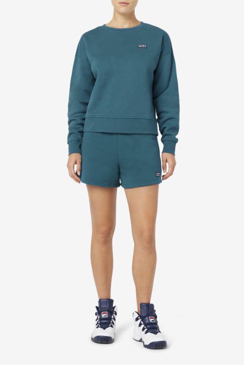 Fila Stina Crew Naisten Puserot Sininen Koralli | Fila659SU