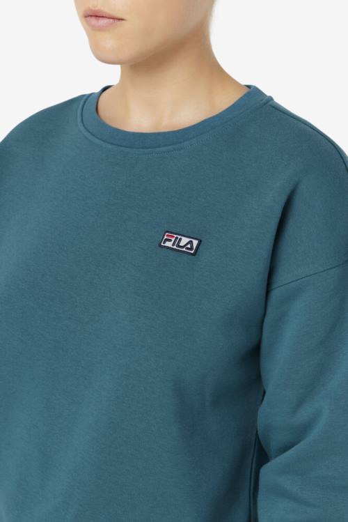 Fila Stina Crew Naisten Puserot Sininen Koralli | Fila659SU