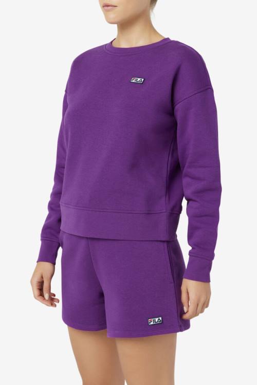Fila Stina Crew Naisten Puserot Violetit | Fila829WP