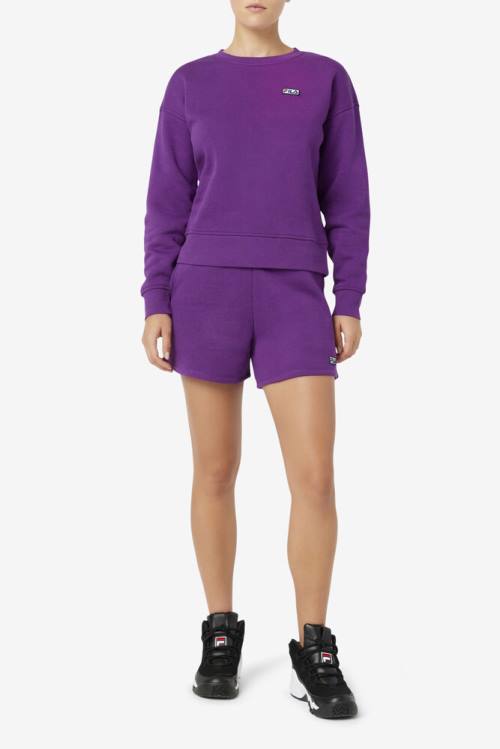 Fila Stina Crew Naisten Puserot Violetit | Fila829WP