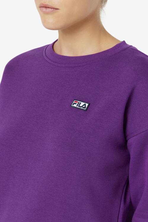 Fila Stina Crew Naisten Puserot Violetit | Fila829WP