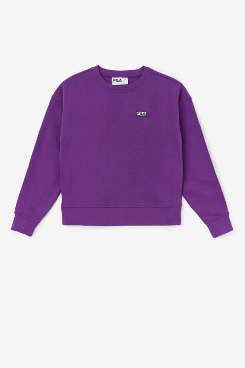 Fila Stina Crew Naisten Puserot Violetit | Fila829WP