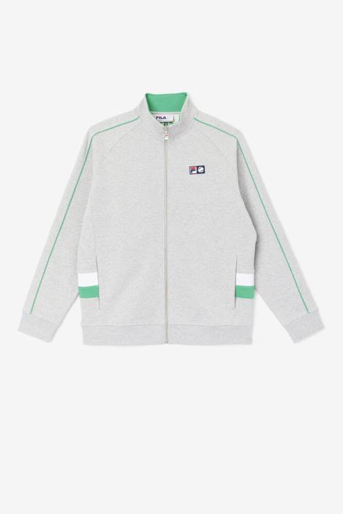 Fila Sutton Track Miesten Takki Vaaleanharmaat Valkoinen | Fila720XG