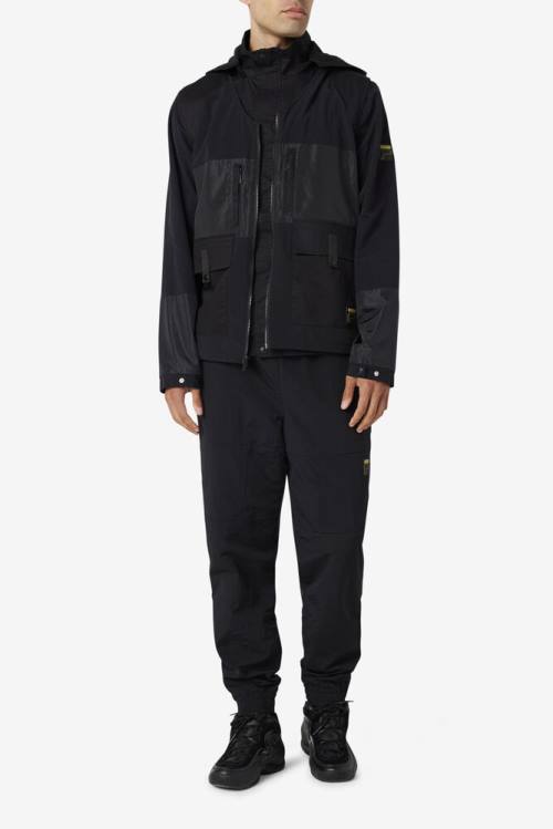 Fila Sven Jogger Miesten Housut Mustat | Fila836GA