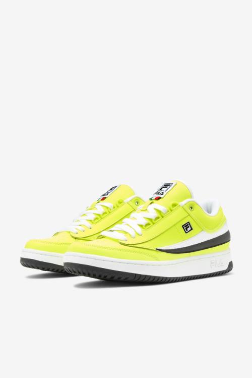 Fila T-1 Mid Miesten Tennarit Keltainen Mustat Valkoinen | Fila472TL