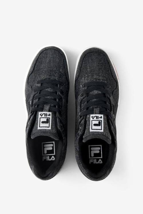 Fila T-2 Denim Miesten Tennarit Mustat Valkoinen | Fila724GO