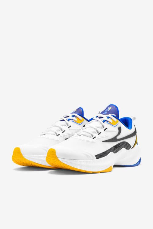 Fila Tactik 3 Stimulus Miesten Tennarit Valkoinen Sininen Kultaiset | Fila231PC