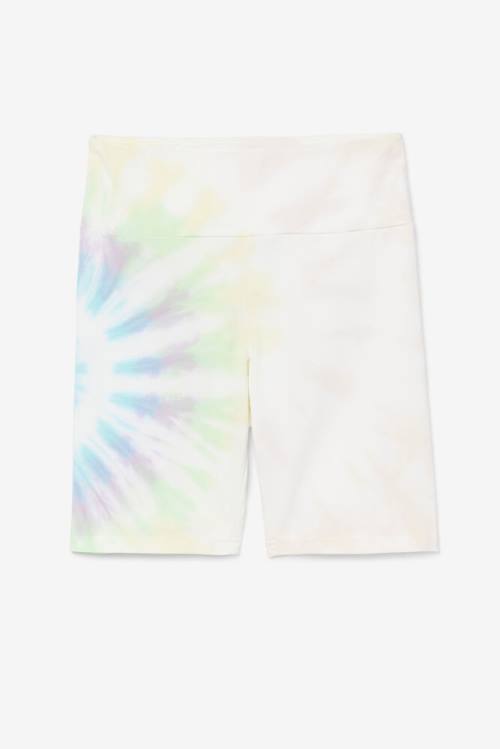 Fila Taima Tie Dye Bike Naisten Shortsit Kerma | Fila735XP