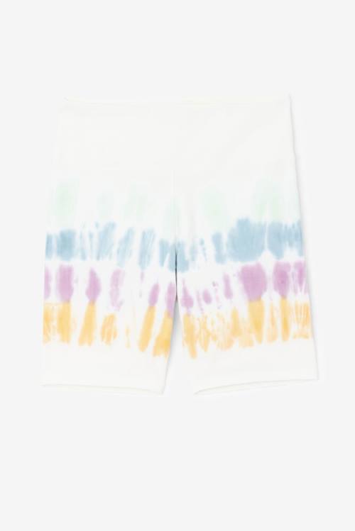 Fila Taima Tie Dye Bike Naisten Shortsit Valkoinen | Fila795YP