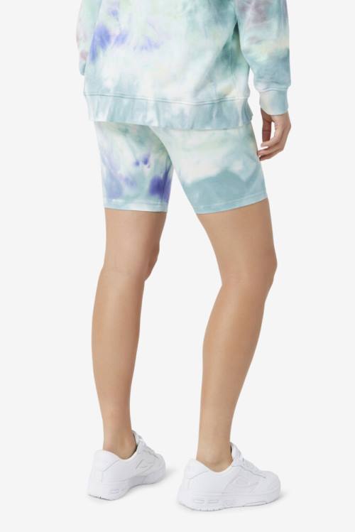 Fila Taima Tie Dye Bike Naisten Shortsit Sininen | Fila801FX