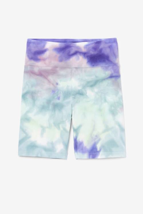 Fila Taima Tie Dye Bike Naisten Shortsit Sininen | Fila801FX
