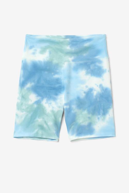 Fila Taima Tie Dye Bike Naisten Shortsit Valkoinen | Fila890ES