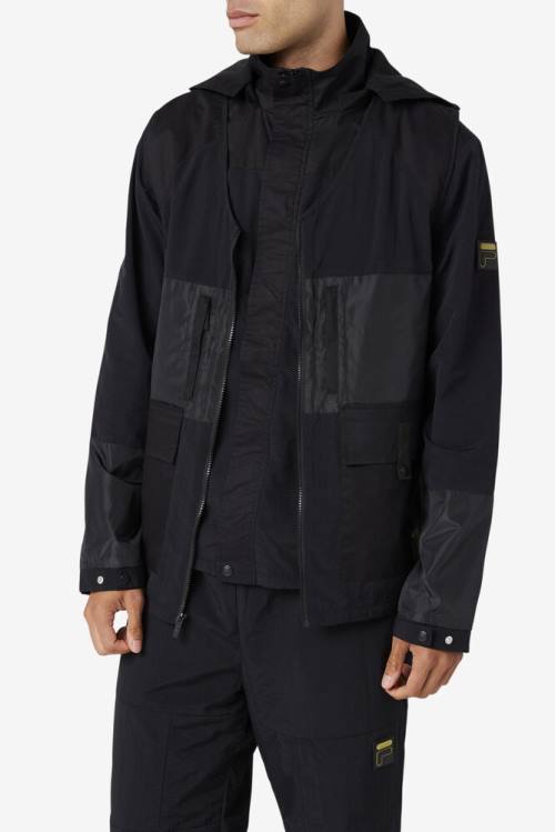 Fila Tate 3-in-1 Utility Miesten Takki Mustat | Fila942OV