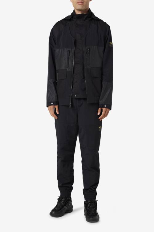 Fila Tate 3-in-1 Utility Miesten Takki Mustat | Fila942OV