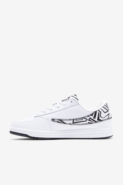 Fila Tennis 88 90s Miesten Tenniskengät Valkoinen Mustat Punainen | Fila893ME