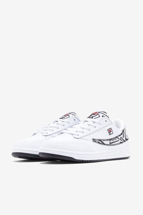 Fila Tennis 88 90s Miesten Tenniskengät Valkoinen Mustat Punainen | Fila893ME