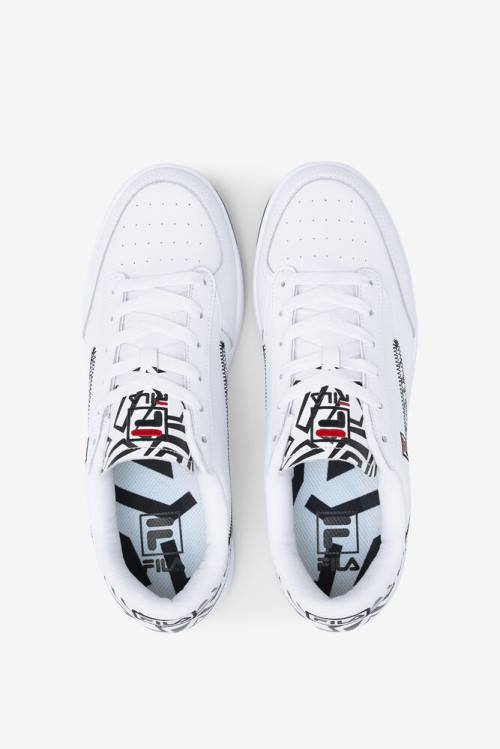 Fila Tennis 88 90s Miesten Tenniskengät Valkoinen Mustat Punainen | Fila893ME