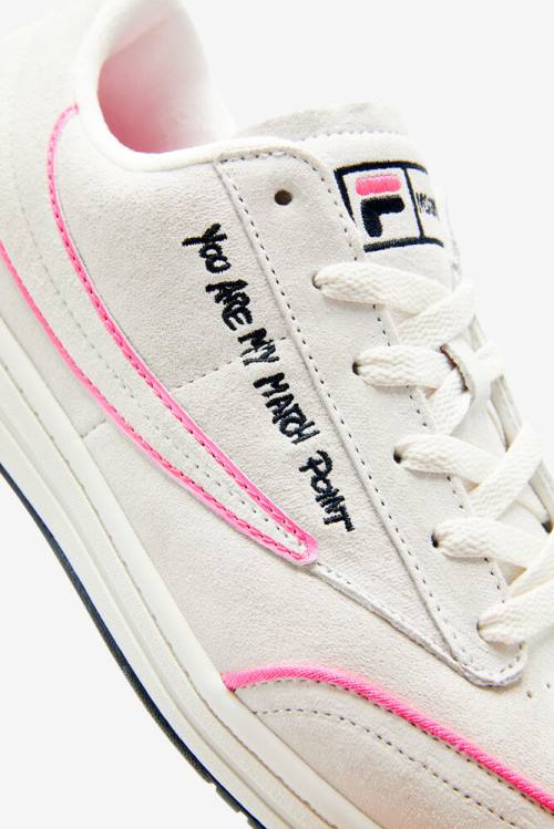 Fila Tennis 88 Premium X Msgm Miesten Tenniskengät Valkoinen Mustat Pinkki | Fila107IA