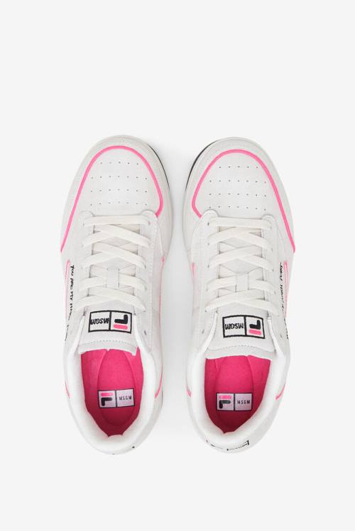 Fila Tennis 88 Premium X Msgm Naisten Tenniskengät Valkoinen Mustat Pinkki | Fila637JV