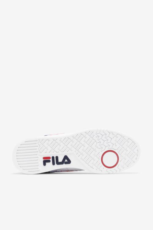 Fila Tennis 88 Rolando Miesten Tenniskengät Valkoinen Laivastonsininen Punainen | Fila692ZM